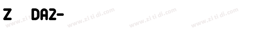 Z 邮政DA2字体转换